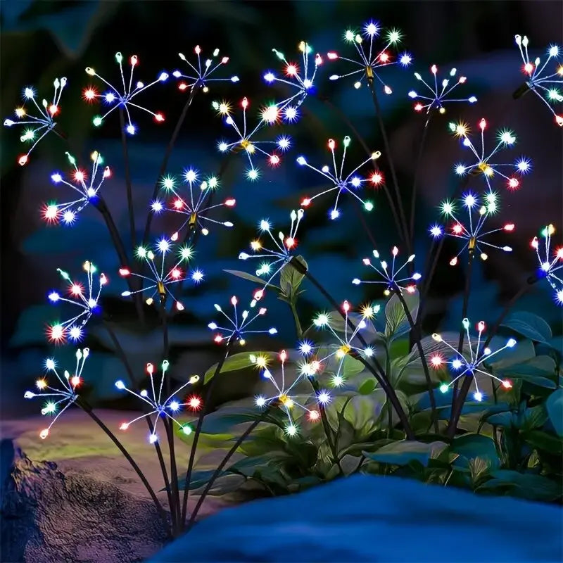 Sonnenblüte Solar-LED-Gartenlampe | Funkelnder Lichteffekt | Wetterfest | 8–12 Stunden Lichtdauer