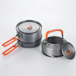 Camping Cookware Set for Quick Meals - Outdoor Heat Exchanger