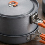 Camping Cookware Set for Quick Meals - Outdoor Heat Exchanger