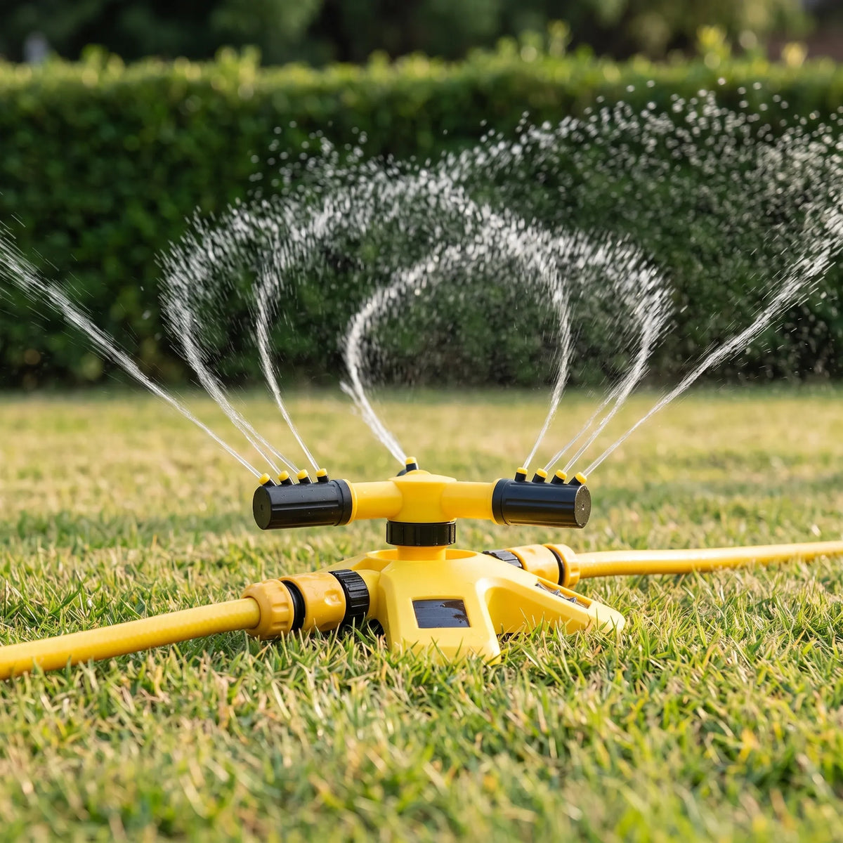 Three-Arm Rotating Sprinkler for Outdoor Lawn Use