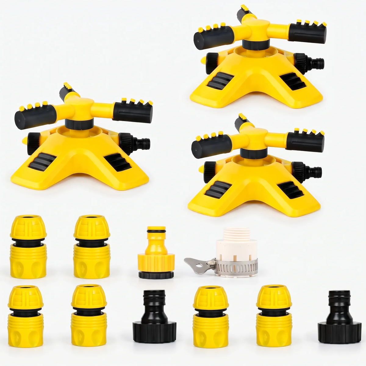 Three-Arm Rotating Sprinkler for Outdoor Lawn Use