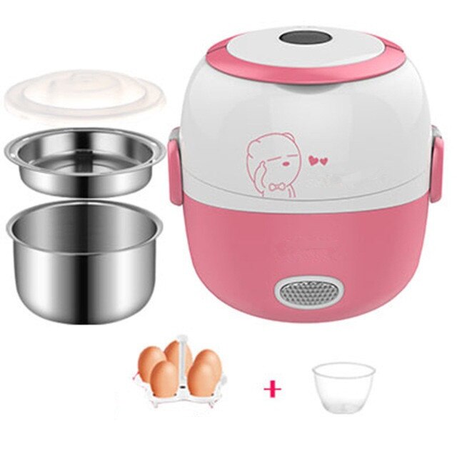 Elektrische Lunchbox mit Dampfgarfunktion – 1L – 200W – Kochen und Warmhalten