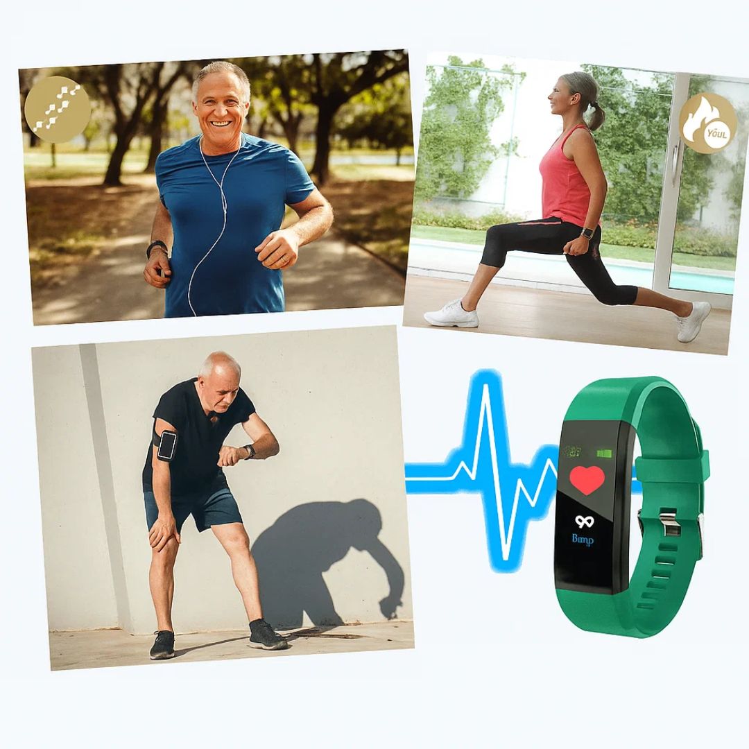 Smartwatch for Seniors - GPS, Health Tracking & Fall Alert Features