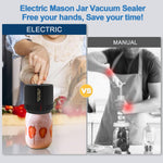 Vacuum Sealer Kit for Mason Jars - Keep Food Fresh