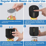 Vacuum Sealer Kit for Mason Jars - Keep Food Fresh