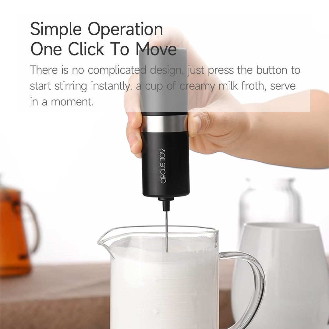 Kompakter Milchaufschäumer für Kaffee – Elektrischer Mini Mixer