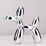 Funkelnde Hundefigur aus hochwertigem Kunstharz