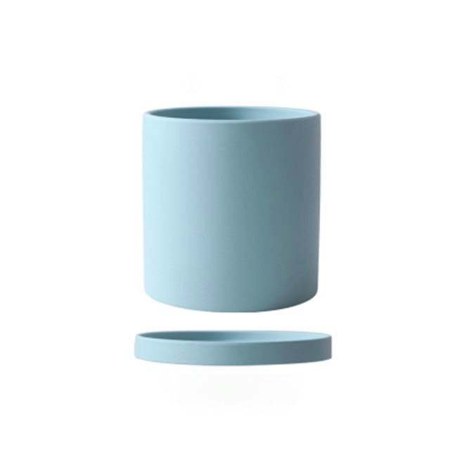 Indoor Plant Flowerpot with Saucer - Stylish Ceramic Design