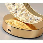 Stylish Dimmable Table Lamp with Crystal Accents for Home Interior