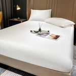 Deep Pocket Fitted Sheet in Long-Staple Cotton for Unisex Bedding