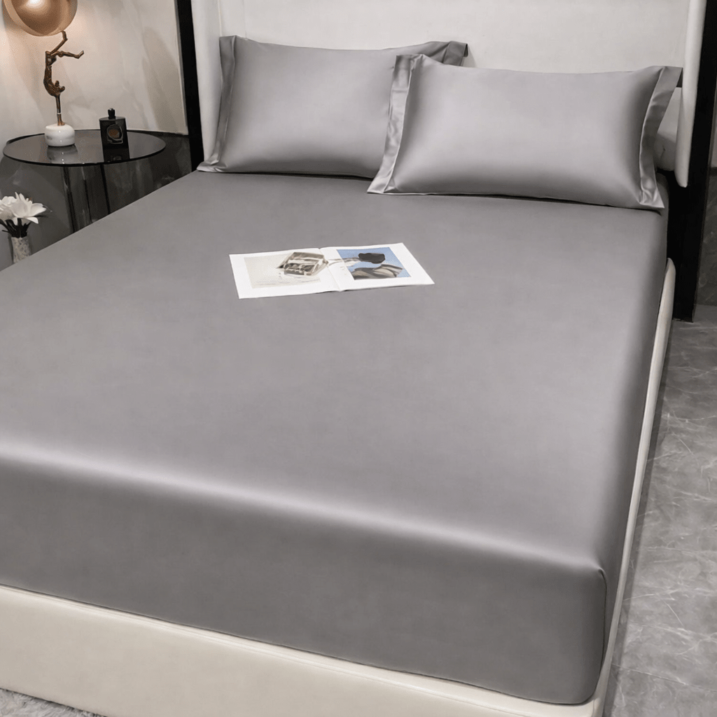Deep Pocket Fitted Sheet in Long-Staple Cotton for Unisex Bedding