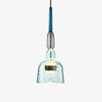 Stylish Colored Glass Hanging Light Fixture