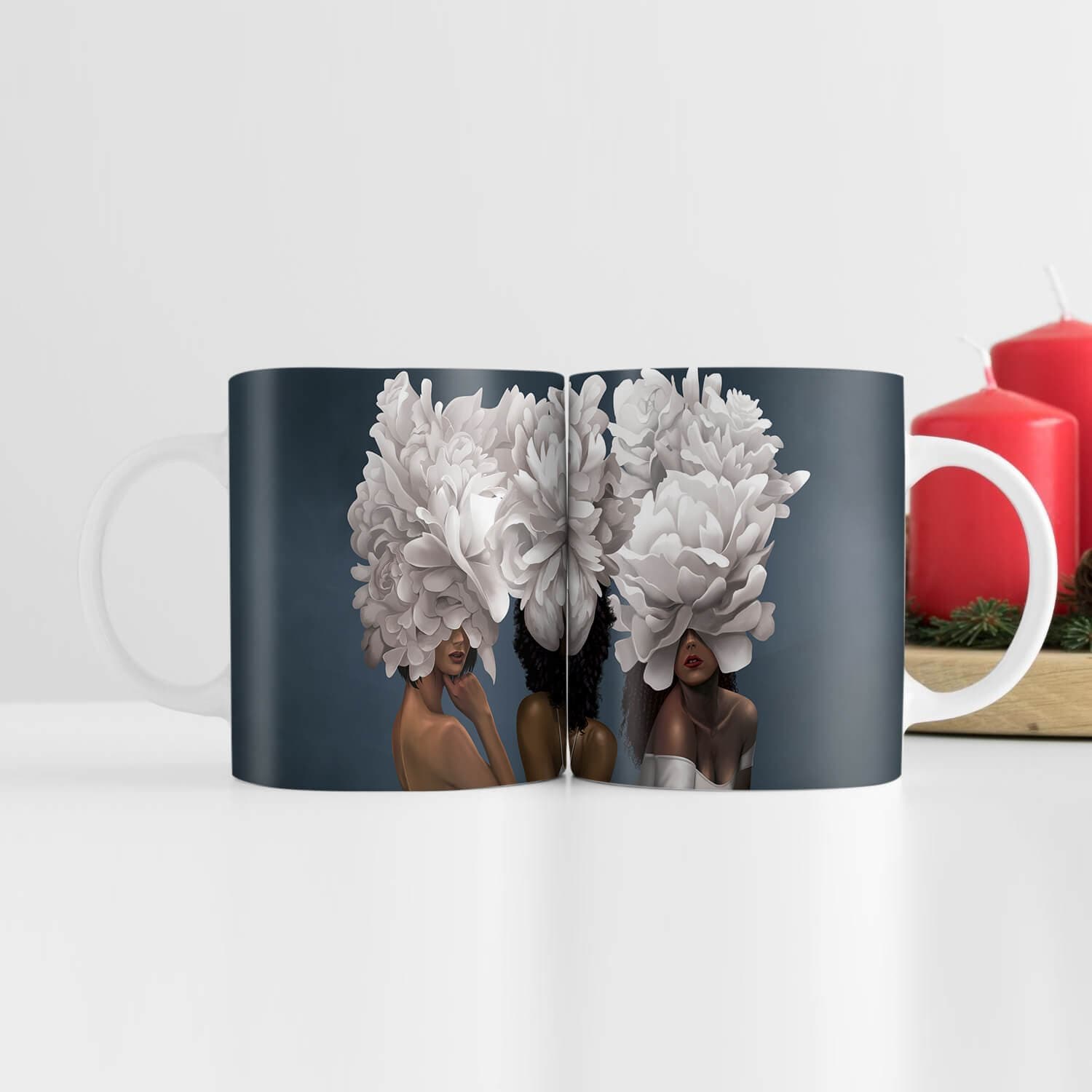 Stilvolle Kaffeetasse für Damen – 10 oz Keramik
