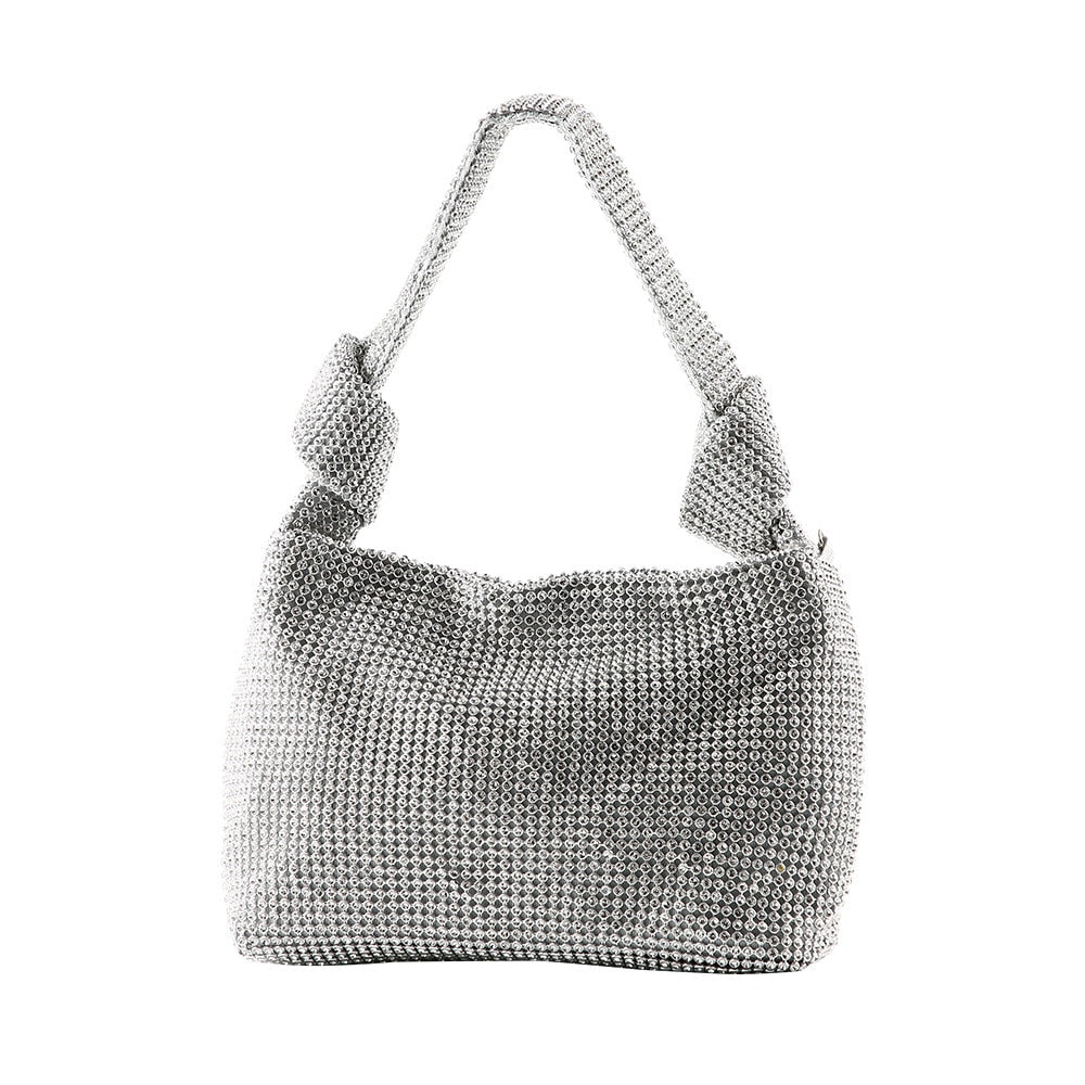 Chic Evening Clutch with Rhinestones for Women