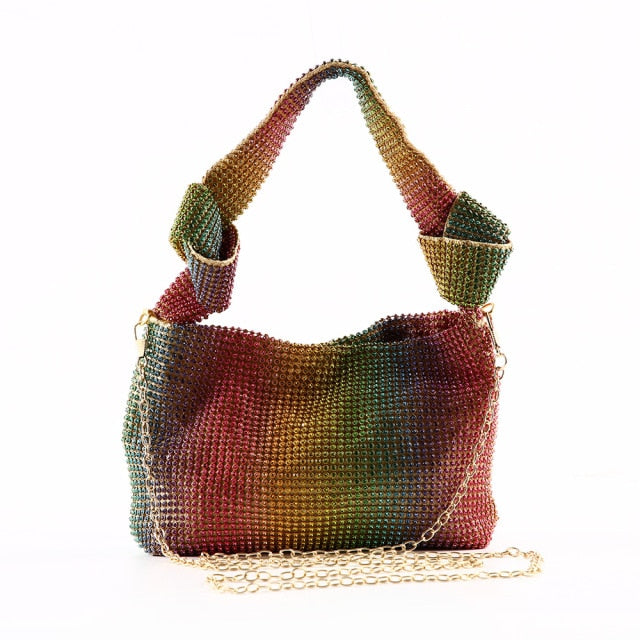 Chic Evening Clutch with Rhinestones for Women