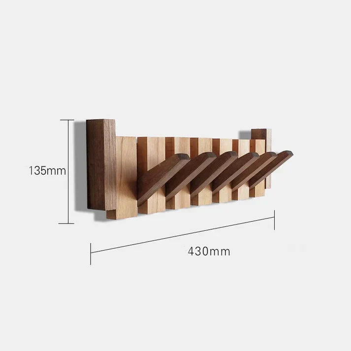 Stylish Wooden Clothes Rack for Creative Storage
