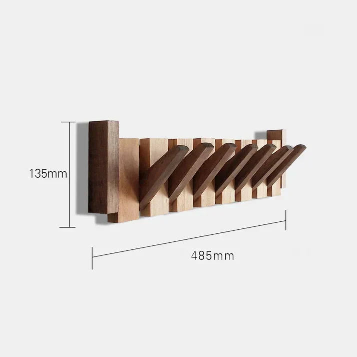 Stylish Wooden Clothes Rack for Creative Storage