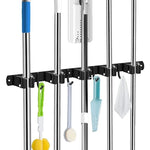 Stabiler Wandorganisator für Gartenwerkzeuge aus Edelstahl