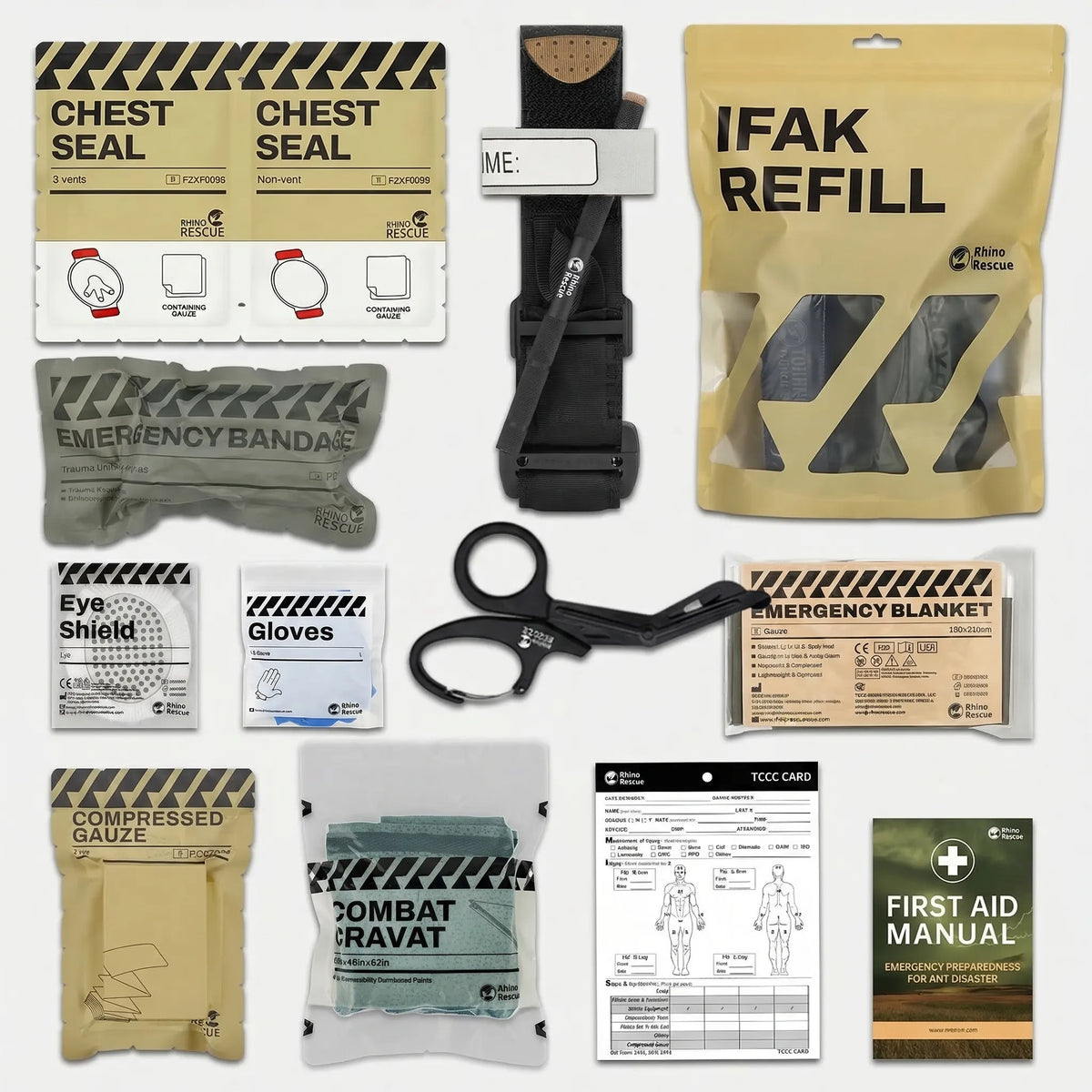 Tactical First Aid Kit for Emergency Trauma Situations