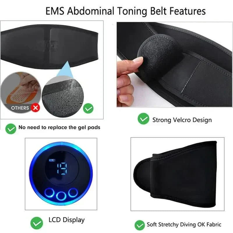 Core Training Device for Targeted Abdominal Muscle Stimulation