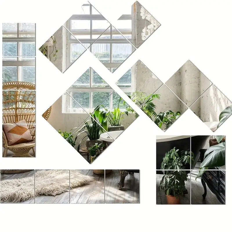 Stylish 3D Wall Mirrors for a Modern Home