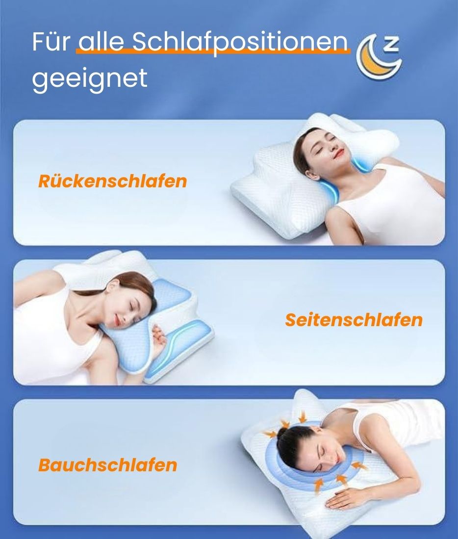 ErgoDream Nackenkissen | Ergonomischer Schlafkomfort für alle