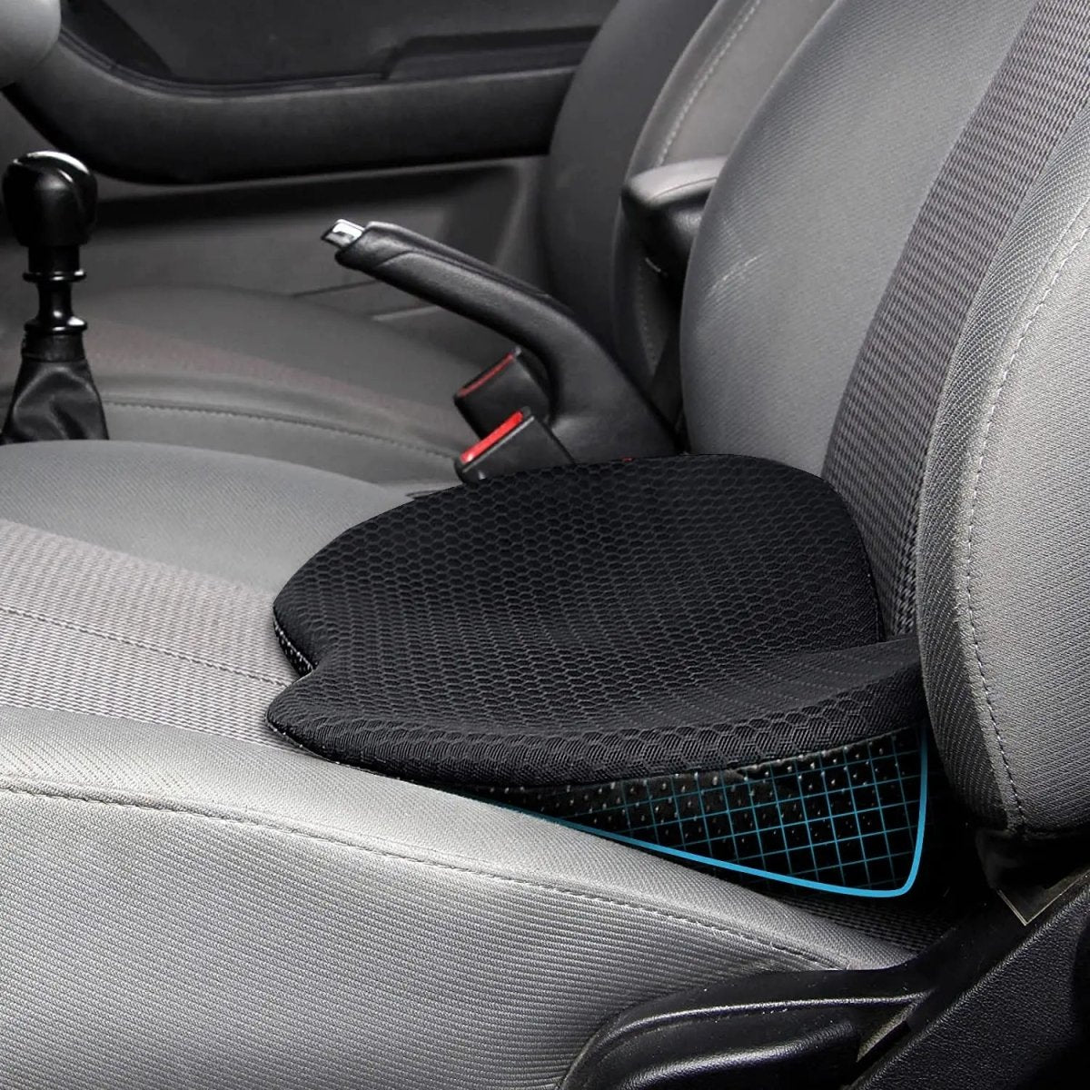 Memory Foam Seat Cushion for Car – Ergonomic Design for Sciatica Relief