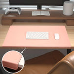 Comfortable Desk Mat in PU Leather with Wrist Support for Enhanced Focus