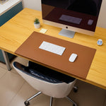 Comfortable Desk Mat in PU Leather with Wrist Support for Enhanced Focus