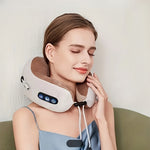 Memory Foam Neck Pillow with USB Heat – U-Shaped Design for All