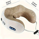 Memory Foam Neck Pillow with USB Heat – U-Shaped Design for All