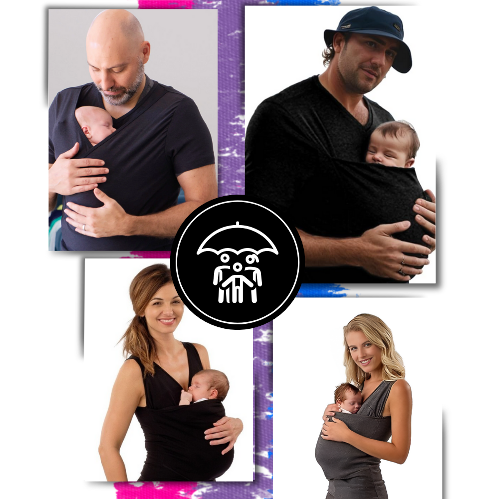 Stylish Carrier T-Shirt for Parents and Children