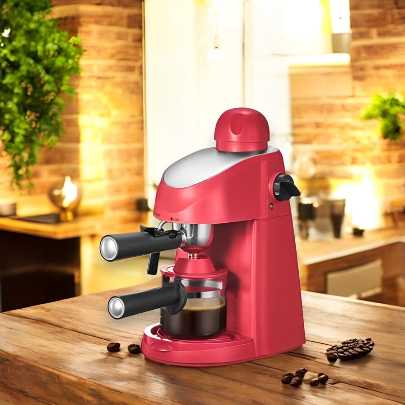 Espressomaschine mit 3,5 Bar und integriertem Dampfstab