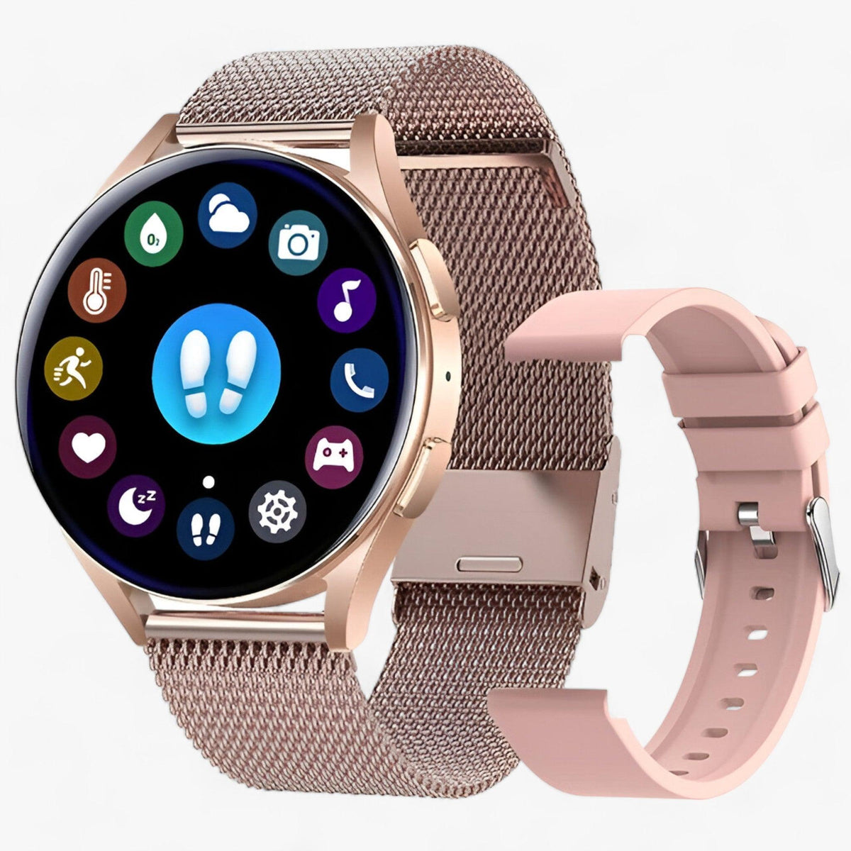 Health Monitoring Smartwatch for Men and Women with Stylish Design