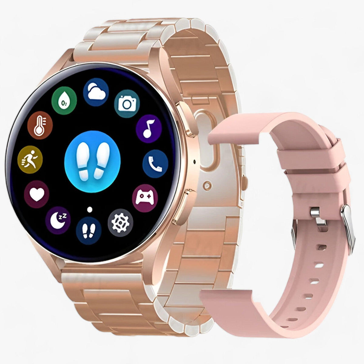 Health Monitoring Smartwatch for Men and Women with Stylish Design