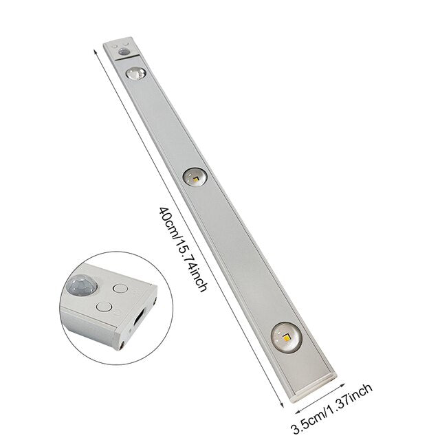 Kabelloses LED-Bewegungslampe – Wiederaufladbar und einfach anbringbar