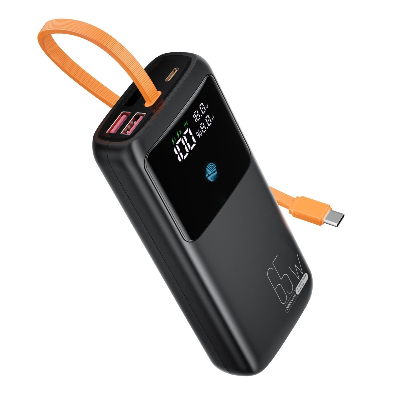 EnergieMax 65W – Intelligente Powerbank mit Touchscreen