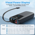 EnergieMax 65W – Intelligente Powerbank mit Touchscreen
