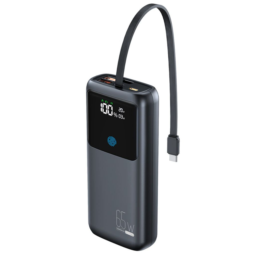 EnergieMax 65W – Intelligente Powerbank mit Touchscreen