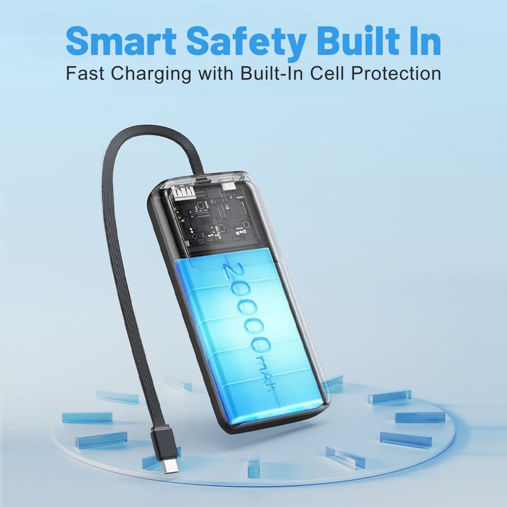 EnergieMax 65W – Intelligente Powerbank mit Touchscreen
