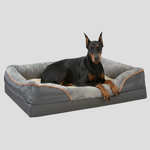 Spacious Dog Bed with Memory Foam for Comfort