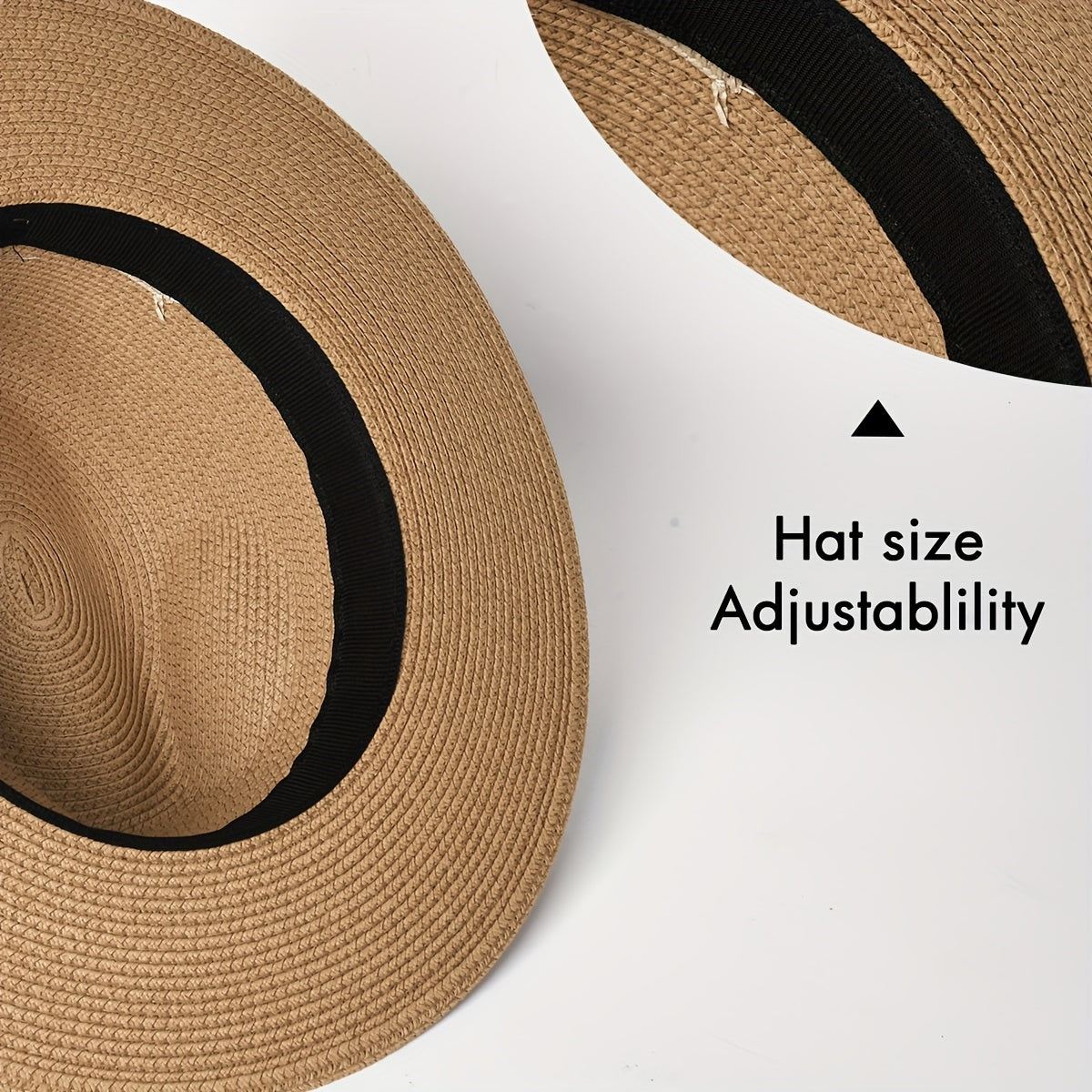 Stylischer Sommerhut mit breiter Krempe aus Papierfaser