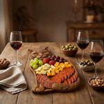 Cat Love on the Table – Elegant Wooden Serving Board