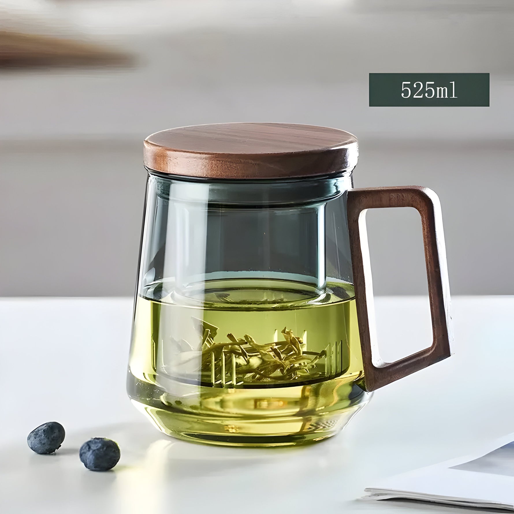 Elegante Teetasse aus hitzebeständigem Glas für puren Genuss