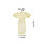 Elegant Mushroom Glass Vase for Hydroponics and Decoration