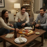 Cat Love on the Table – Elegant Wooden Serving Board