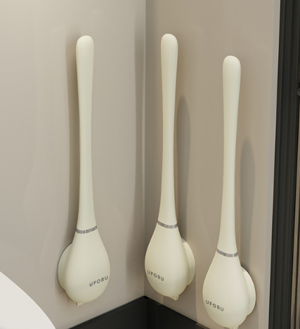 Moderne Silikon-Toilettenbürste mit elegantem Design
