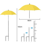 Plant Protection Screen | Adjustable UV Cover with Ground Spike | Weatherproof Shade Solution | Ø 60 cm
