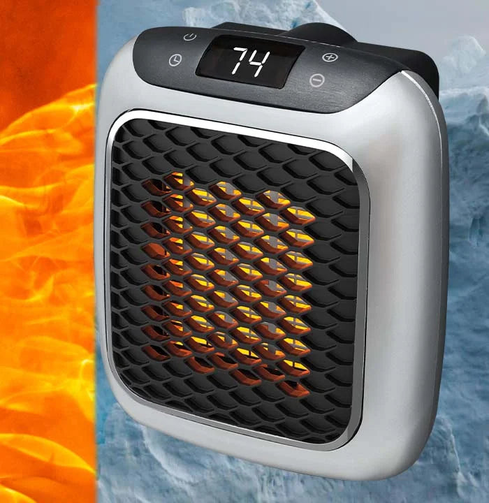Compact fan heater for quick comfort