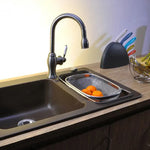 Kitchen Utensil - Foldable Stainless Steel Dish Drainer